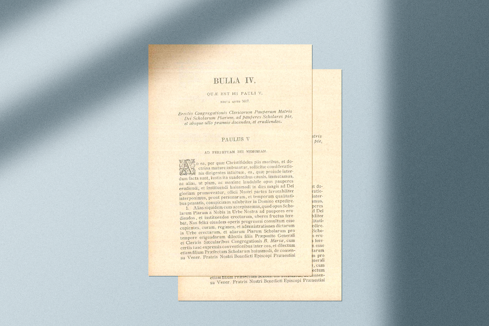 … When they agreed …. 1617: Ad ea per quae